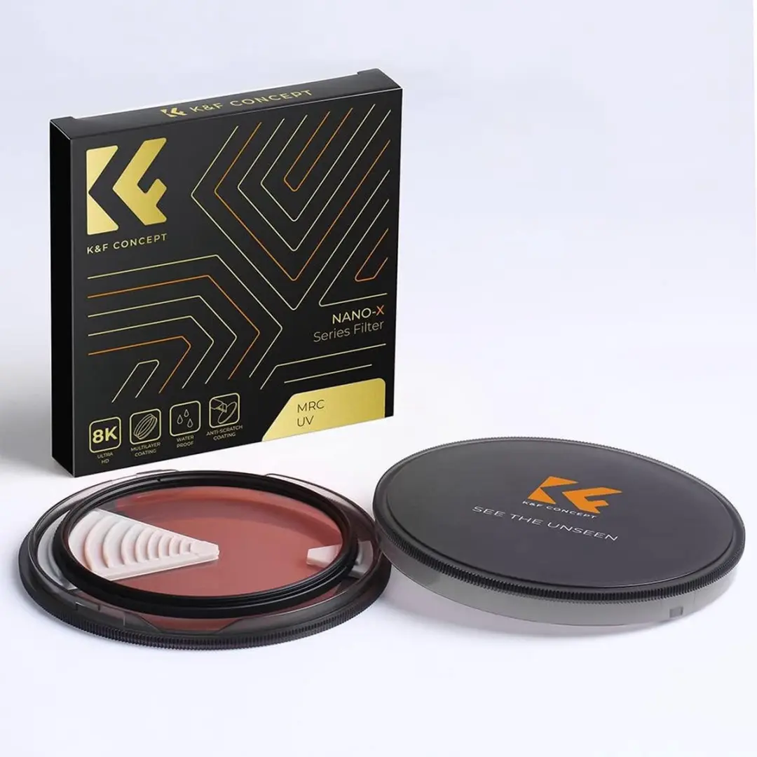 K&F Concept 86mm Nano-X HD MRC UV Filter - Zwart