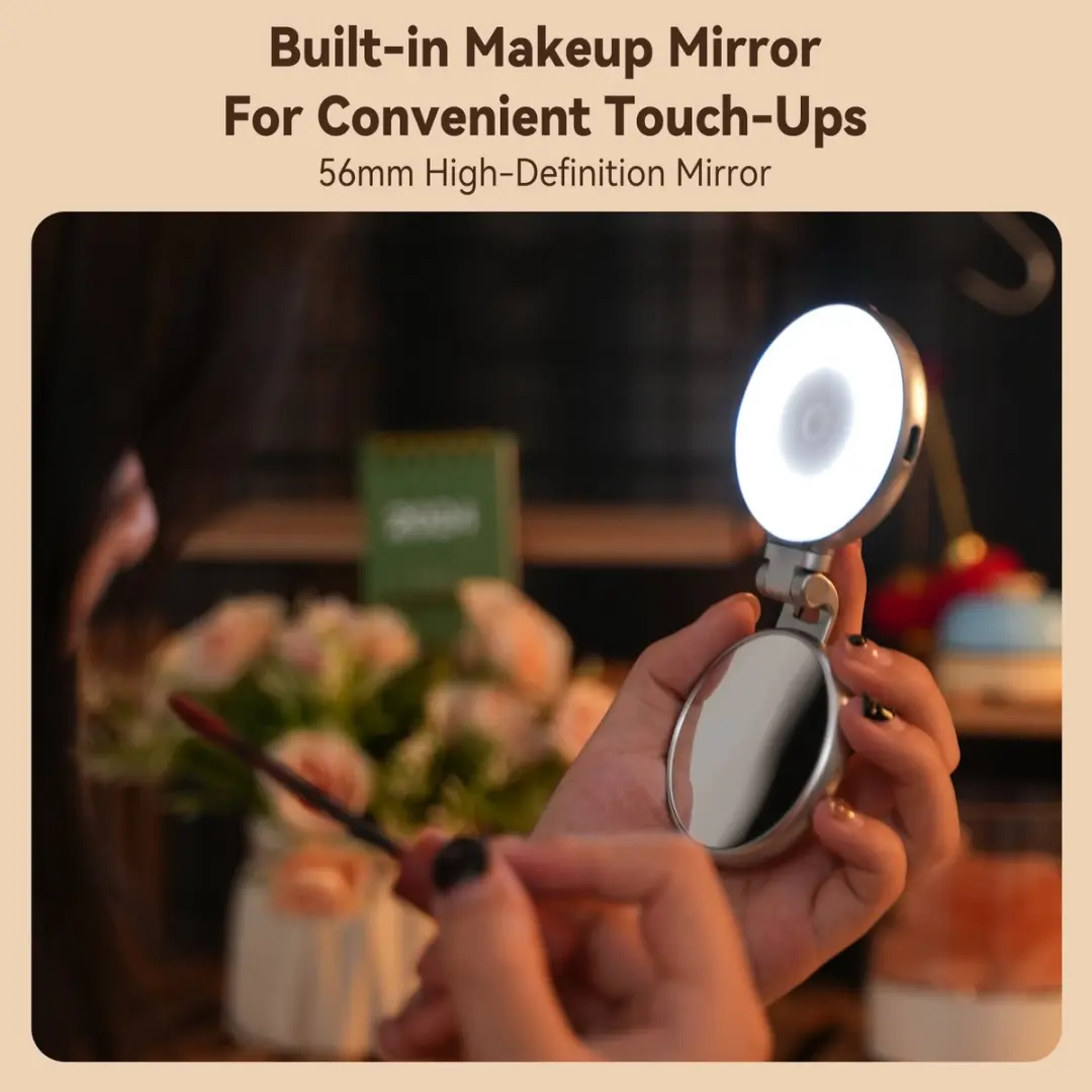 Telesin C03 Selfie Lamp - MagSafe 360° Zilver - afbeelding 5 van 6