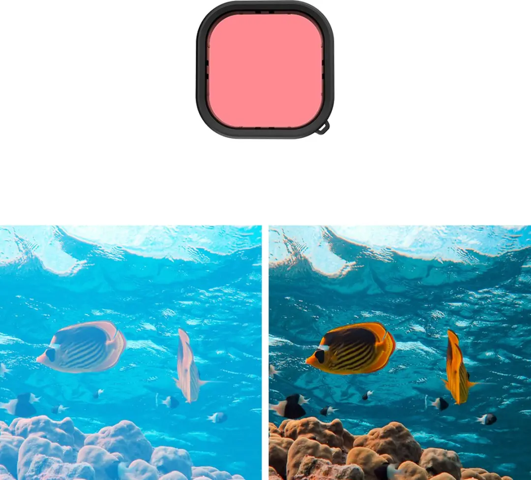MOJOGEAR MG-98 Duikfilters - 3 Stuks - Roze/Rood/Magenta