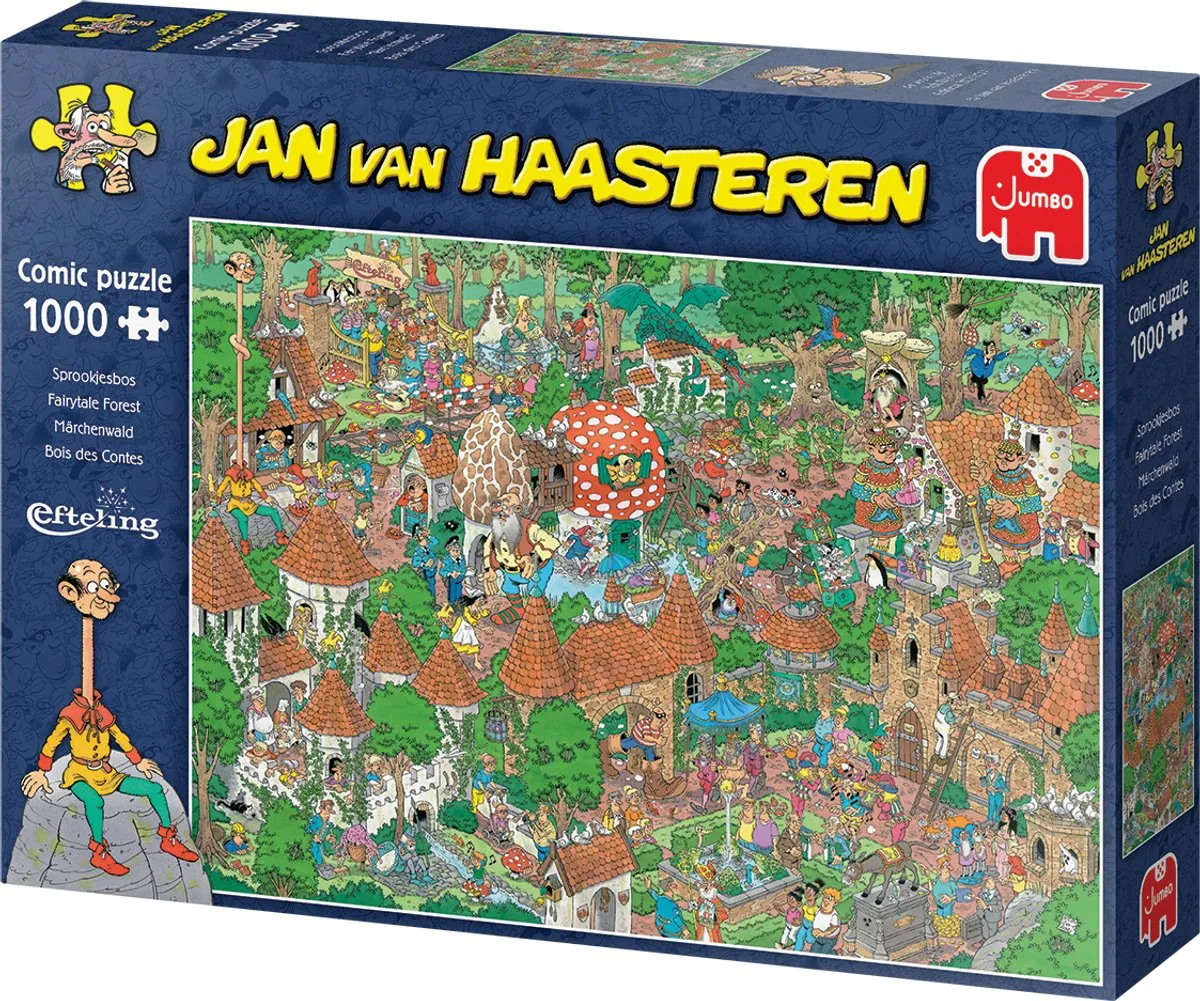 Jan van Haasteren Efteling Sprookjesbos Legpuzzel 1000 Stuks - Meerkleurig