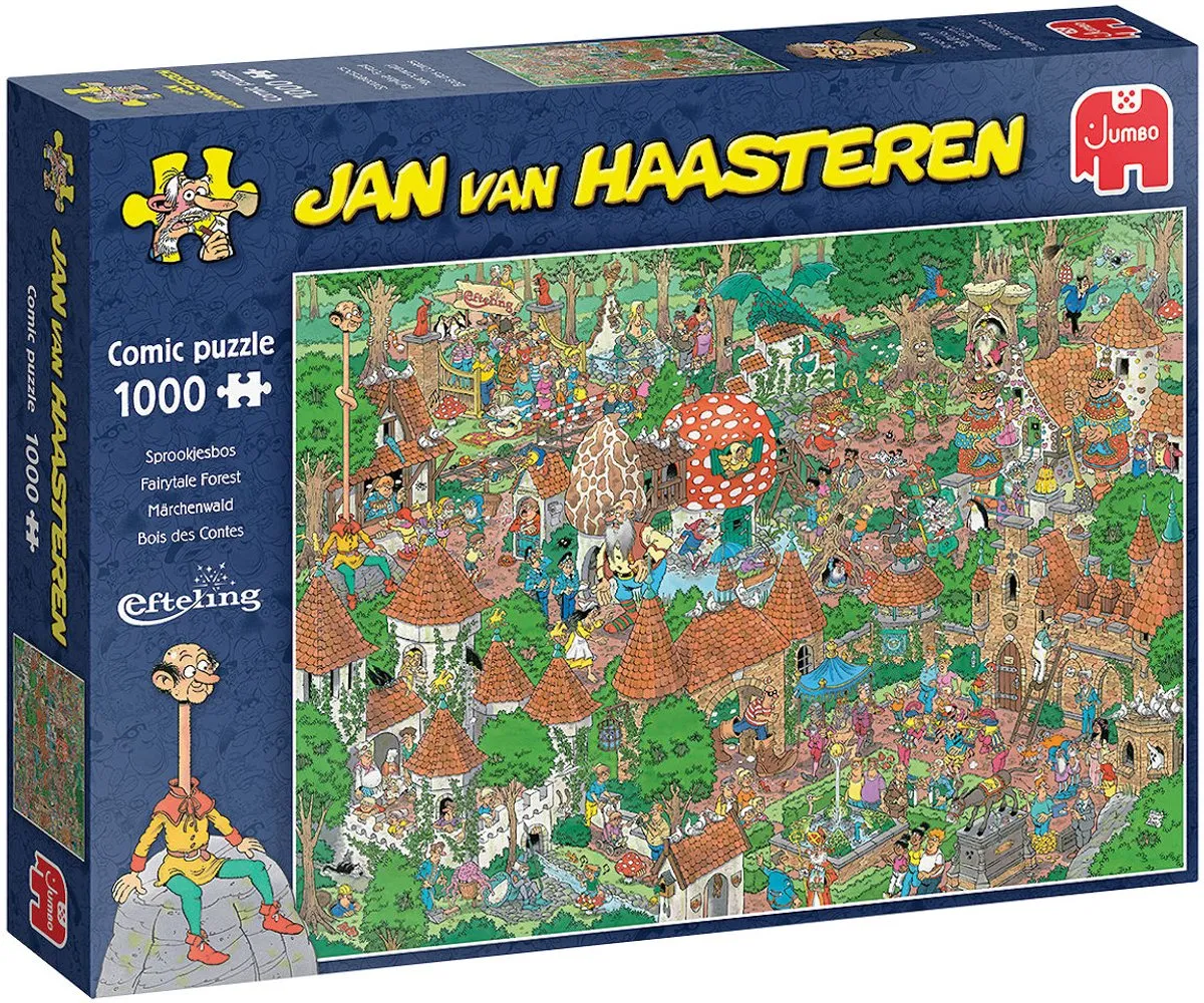 Jan van Haasteren Efteling Sprookjesbos Legpuzzel 1000 Stuks - Meerkleurig