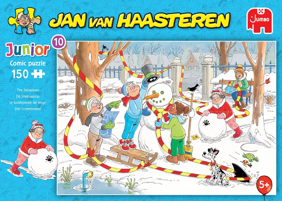 Jan van Haasteren Junior - De Sneeuwman - 150 stukjes - Legpuzzel