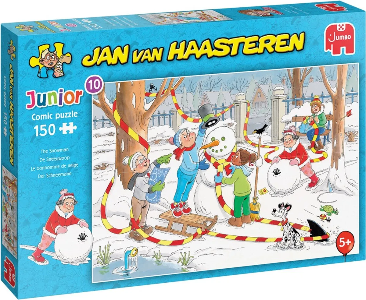 Jan van Haasteren Junior - De Sneeuwman - 150 stukjes - Legpuzzel