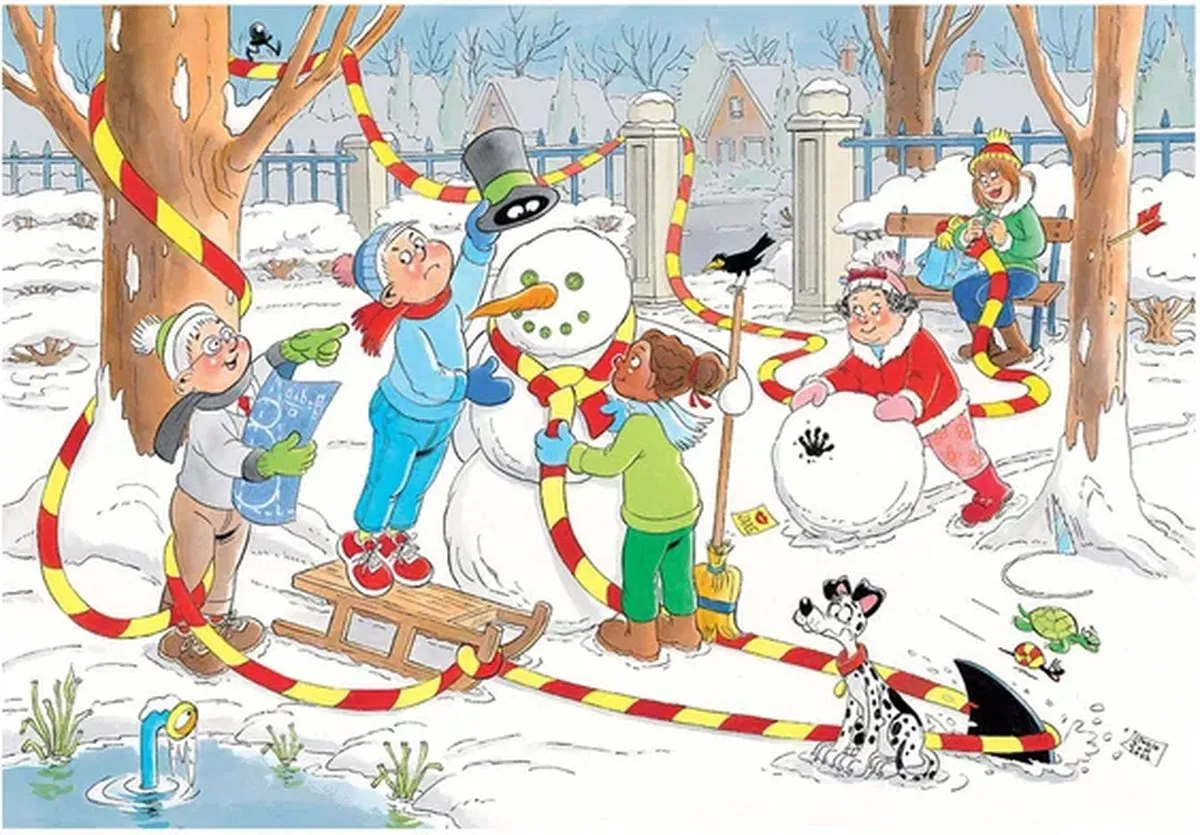 Jan van Haasteren Junior - De Sneeuwman - 150 stukjes - Legpuzzel