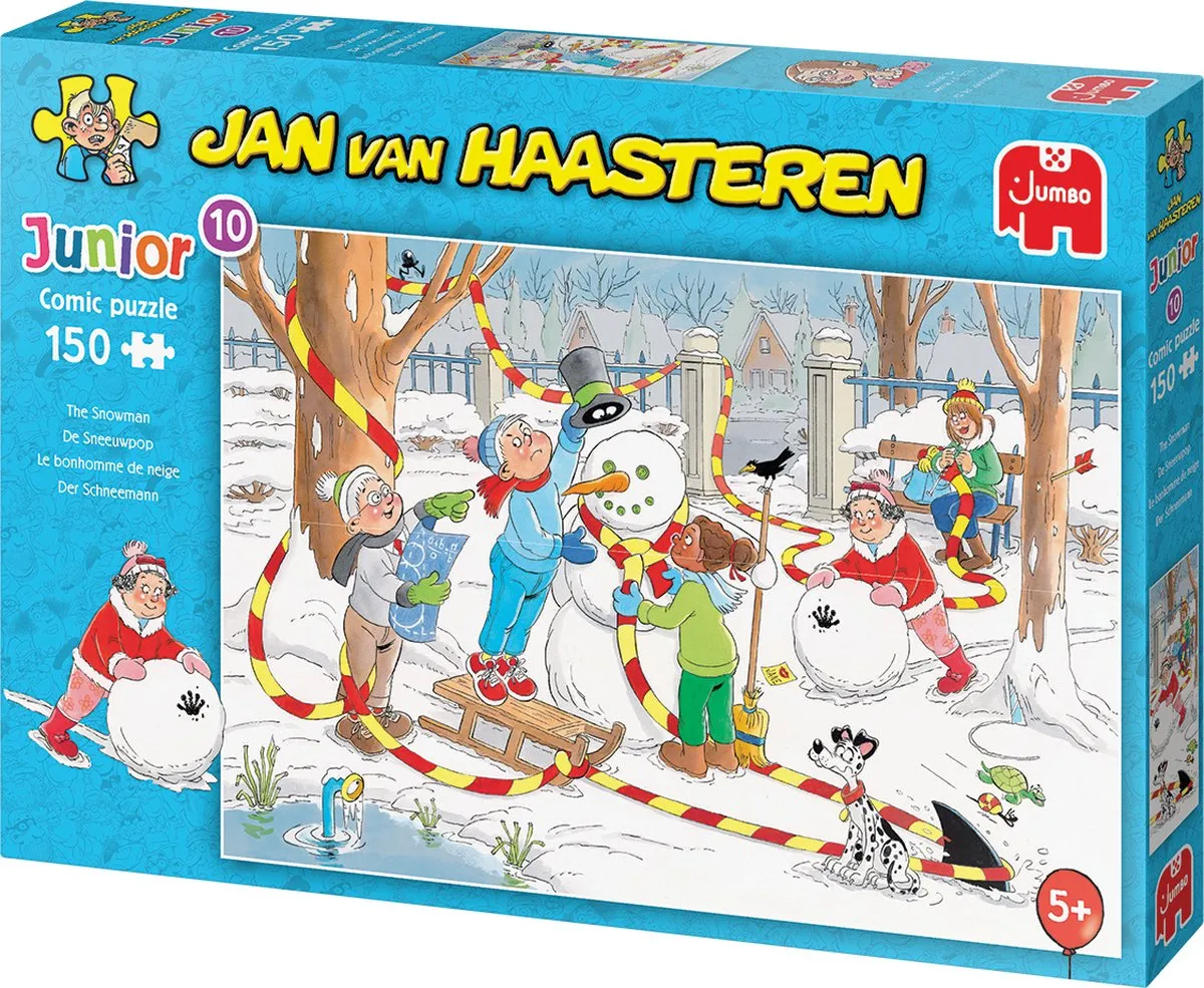 Jan van Haasteren Junior De Sneeuwman Legpuzzel 150 Stuks - Meerkleurig - afbeelding 6 van 6
