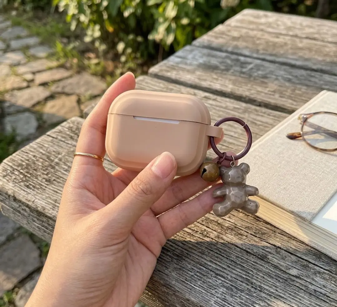 NUVEX Abrikoos Hoesje AirPods Pro 2 - In-ear Beschermhoes - Abrikoos
