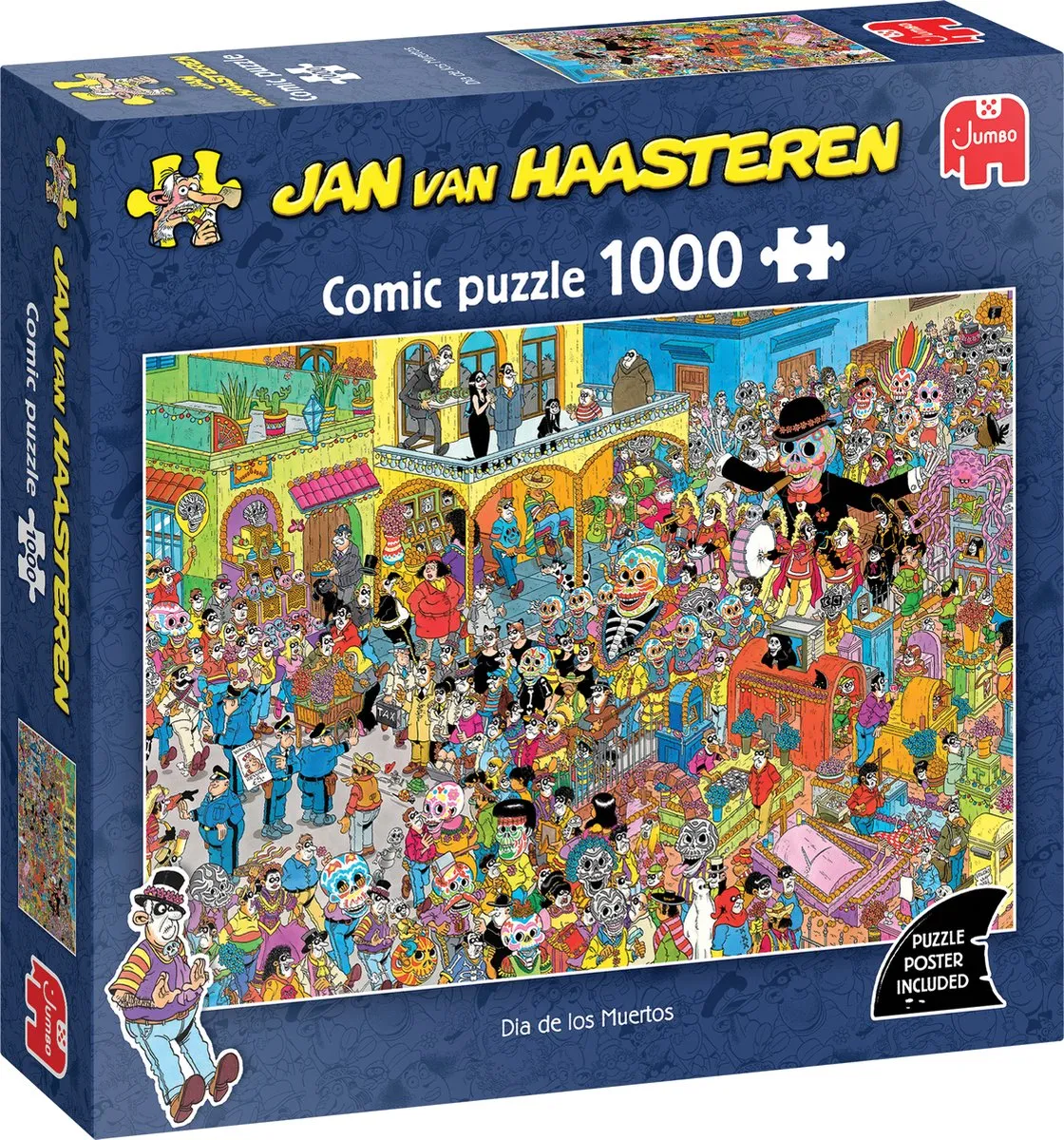 Jan van Haasteren Dia De Los Muertos Puzzel 1000 Stuks