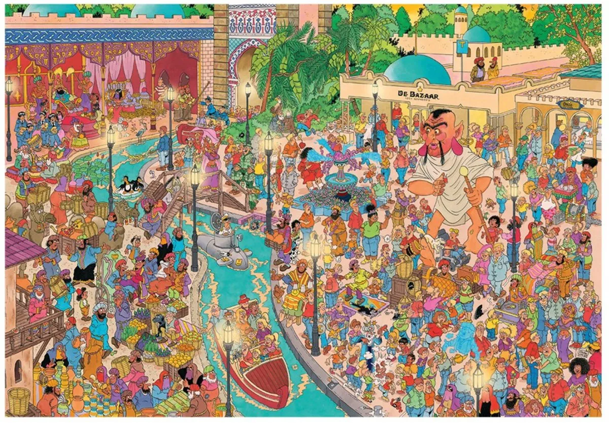Jan van Haasteren Efteling Fata Morgana Legpuzzel 5000 Stuks - Multicolor