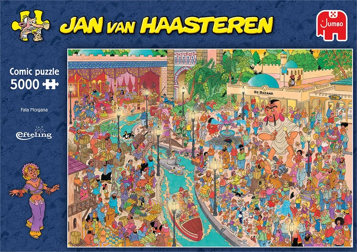 Jan van Haasteren Efteling Fata Morgana Legpuzzel 5000 Stuks - Multicolor