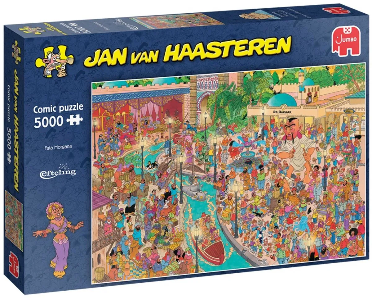 Jan van Haasteren Efteling Fata Morgana Legpuzzel 5000 Stuks - Multicolor