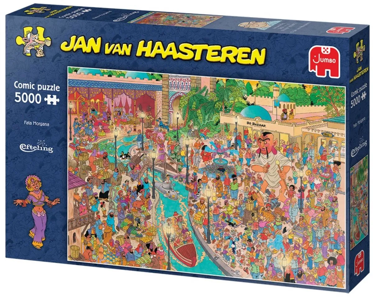Jan van Haasteren Efteling Fata Morgana Legpuzzel 5000 Stuks - Multicolor