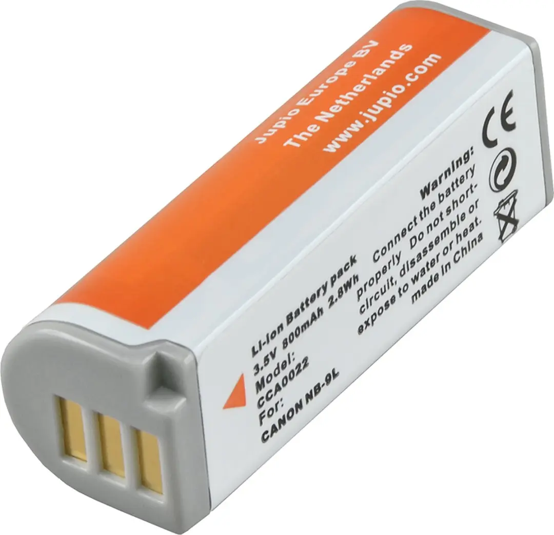 Jupio NB-9L Accu 800mAh - Compactcamera