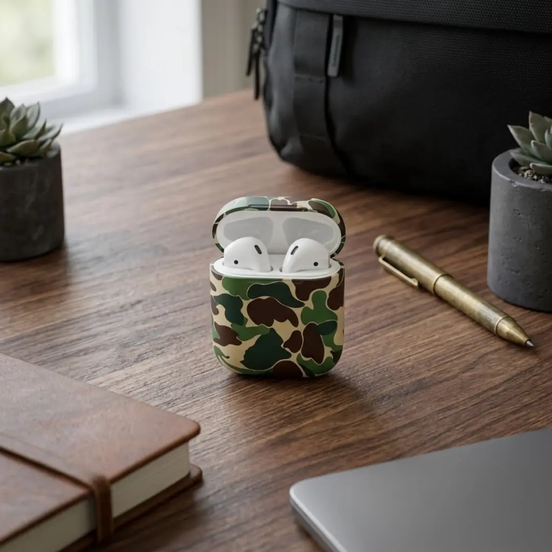 NUVEX Hoesje AirPods 4 Camouflage Groen