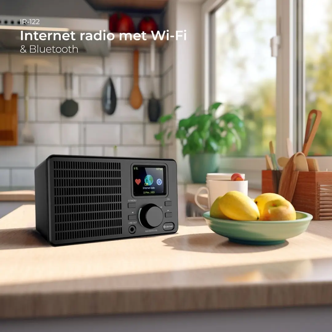 Denver MDA-250BLACKUK Internetradio - 20W - Zwart