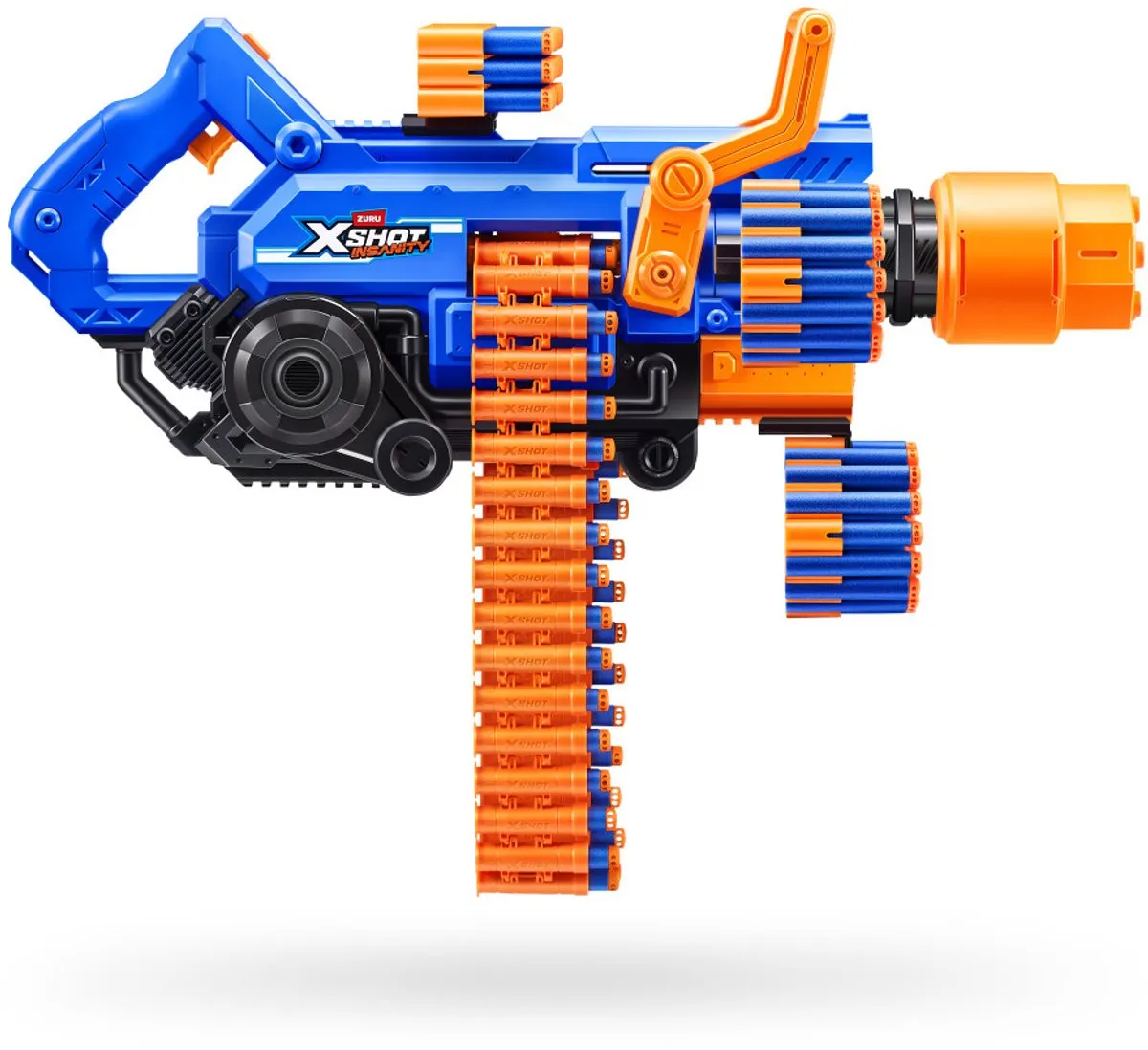 XSHOT Insanity Smoking Barrel Blaster - 3x AA - BLUE&ORANGE