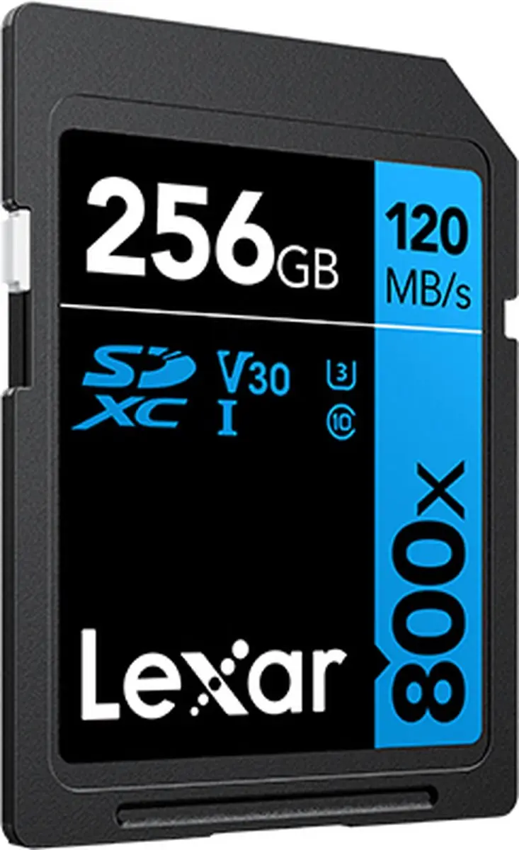 Lexar 800x SDXC Geheugenkaart 256GB
