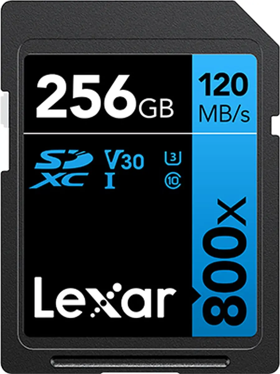 Lexar 800x SDXC Geheugenkaart 256GB