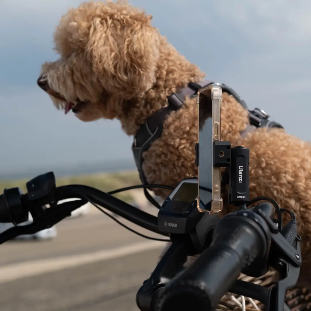 Ulanzi CM025 Fietsstuurbevestiging - GoPro/Insta360 - 360° Draaibaar - Zwart