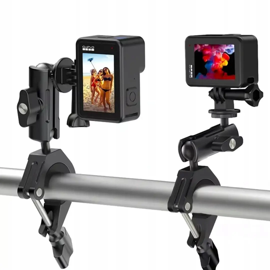 Ulanzi CM025 Fietsstuurbevestiging - GoPro/Insta360 - 360° Draaibaar - Zwart