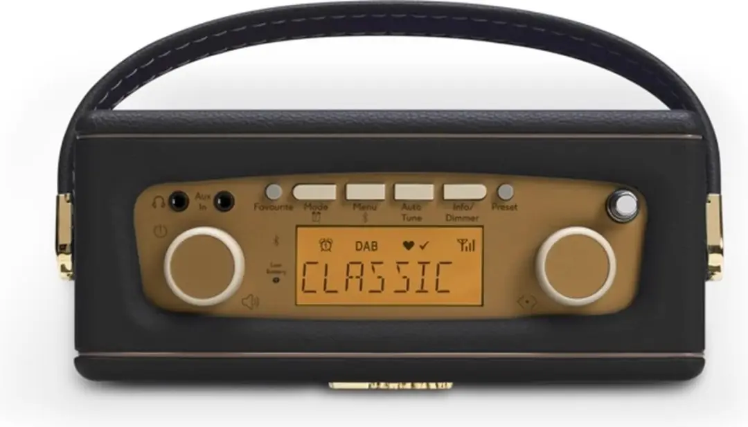 Roberts Radio Revival Uno BT Radio - Analoog & Digitaal - Zwart