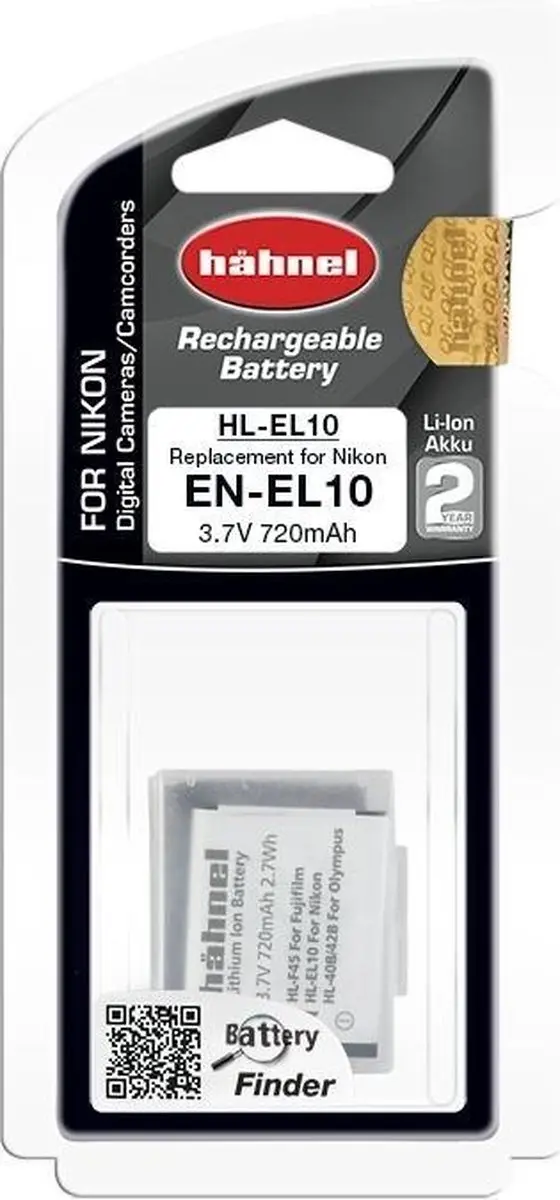 Hähnel HL-EL10 Accu 720mAh - Nikon EN-EL10