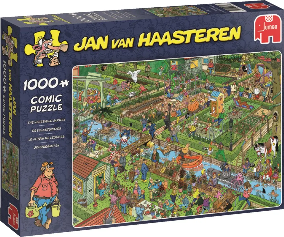Jan van Haasteren De Volkstuintjes Legpuzzel 1000 Stuks - Meerkleurig - afbeelding 6 van 6