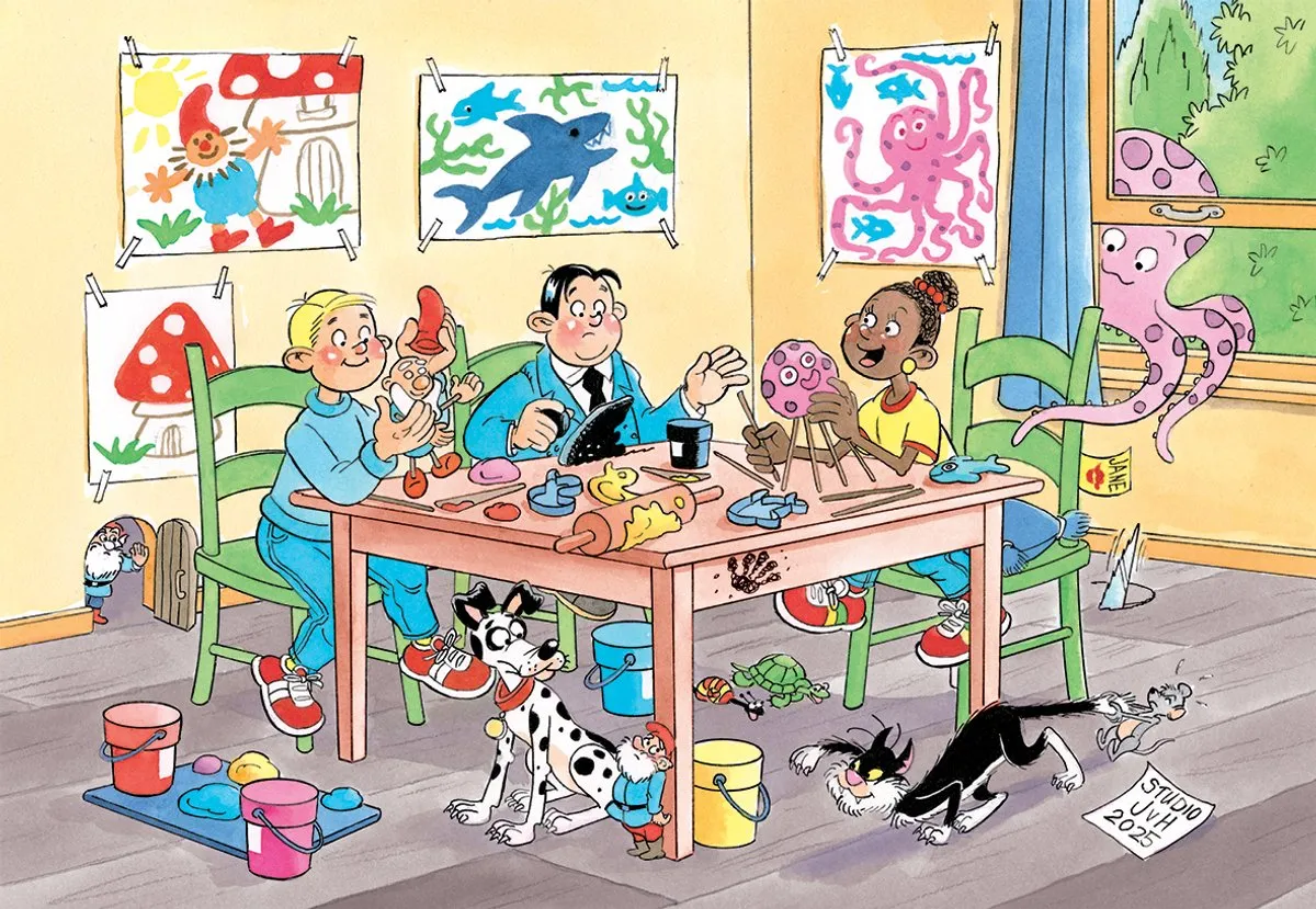 Jan van Haasteren Junior 20 Creatief met klei - 150 Stuks - Meerkleurig