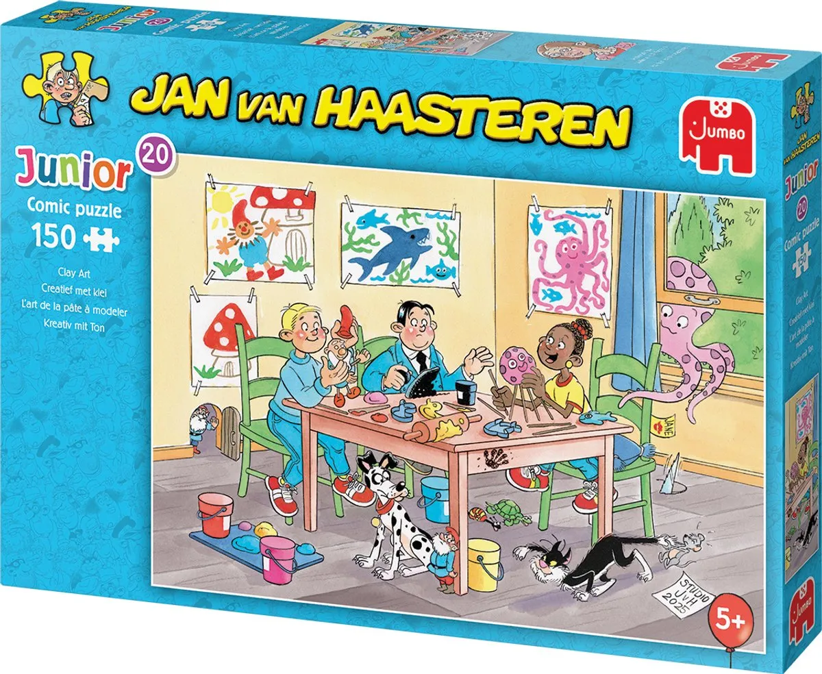 Jan van Haasteren Junior 20 Creatief met klei - 150 Stuks - Meerkleurig