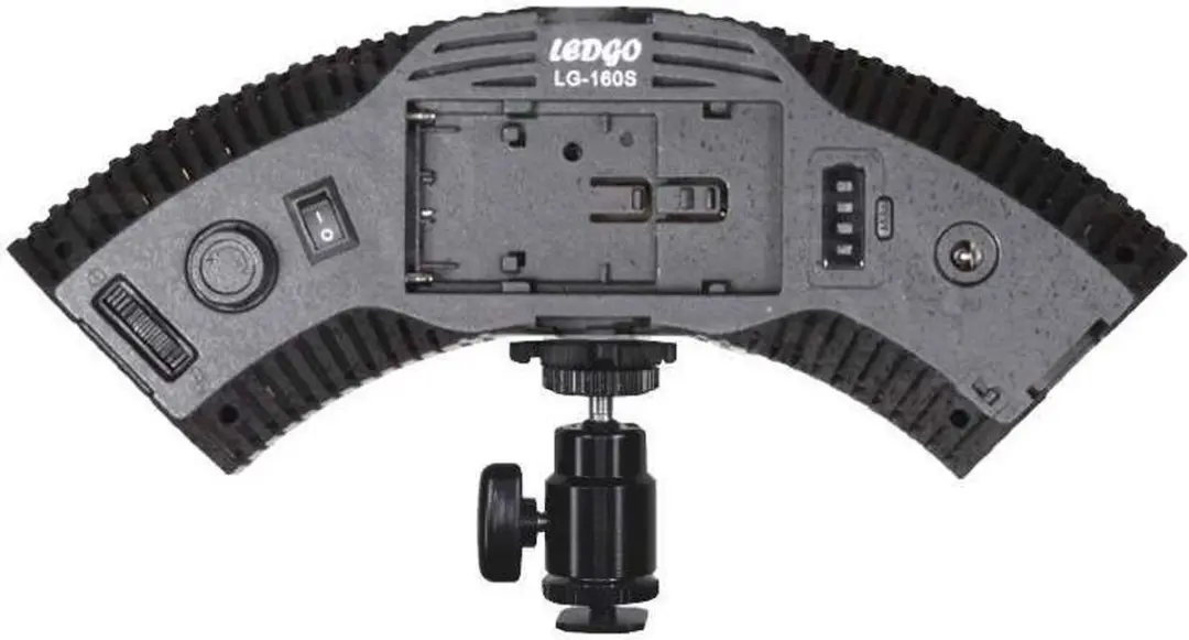 LedGo LG-160S On-Camera LED Lamp - 160 LED 5400K - Zwart
