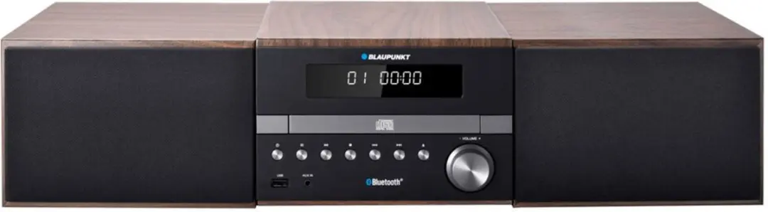 Blaupunkt MS46BT Micro HiFi Systeem - 100W - Zwart/Bruin