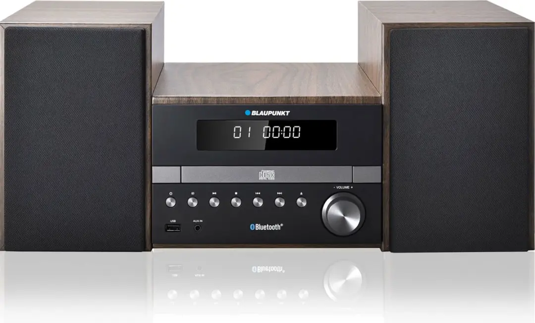 Blaupunkt MS46BT Micro HiFi Systeem - 100W - Zwart/Bruin