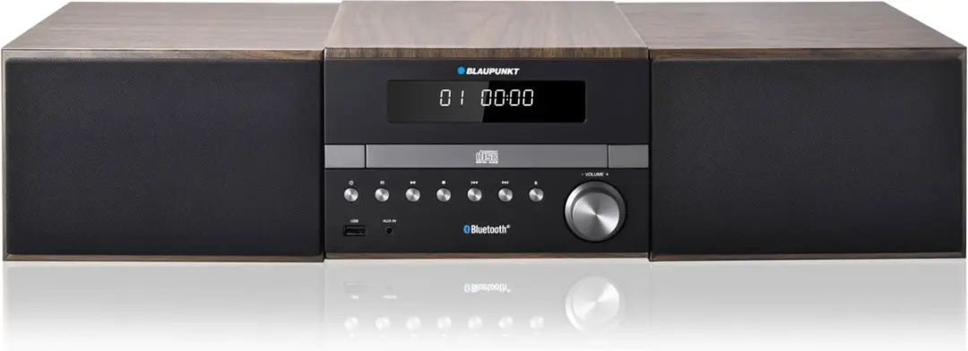 Blaupunkt MS46BT Micro HiFi Systeem - 100W - Zwart/Bruin