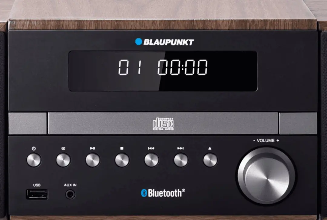 Blaupunkt MS46BT Micro HiFi Systeem - 100W - Zwart/Bruin