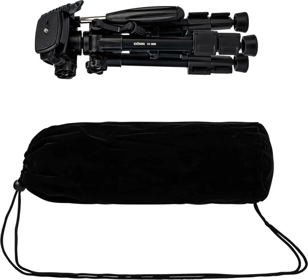 Dörr HK-3000 Digitale/Filmcamera Statief - 3 Secties - Zwart