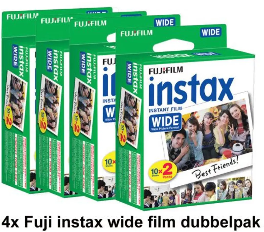FUJIFILM instax Wide Film 80 Stuks - 4x20