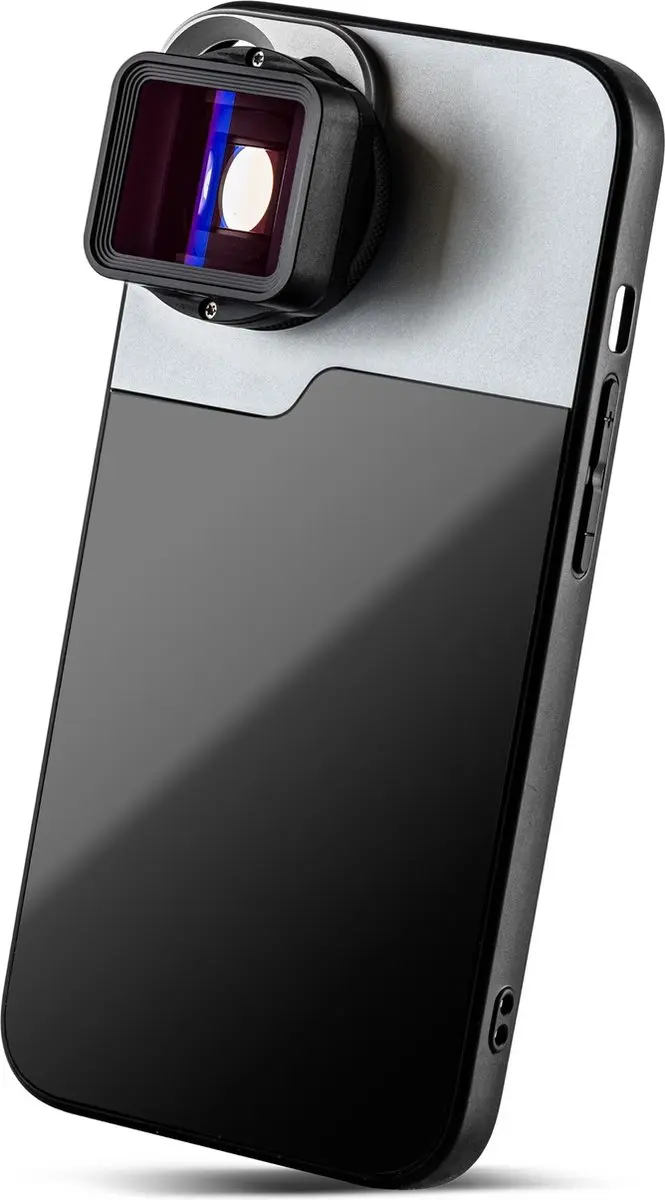MOJOGEAR MG-CASE-B-i13 Lenscase 17mm - iPhone 13 - Zwart/Grijs