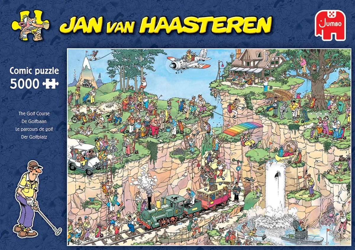 Jan van Haasteren De Golfbaan Puzzel 5000 Stuks - Meerkleurig
