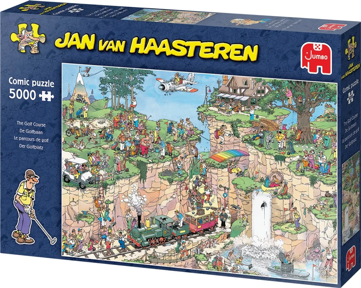 Jan van Haasteren De Golfbaan Puzzel 5000 Stuks - Meerkleurig