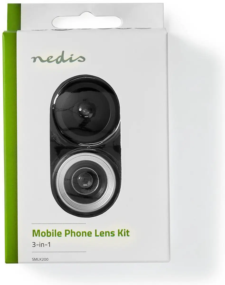 Nedis SMLK200 3-in-1 Camera Lensset - Smartphone/Tablet - Zilver - afbeelding 6 van 6