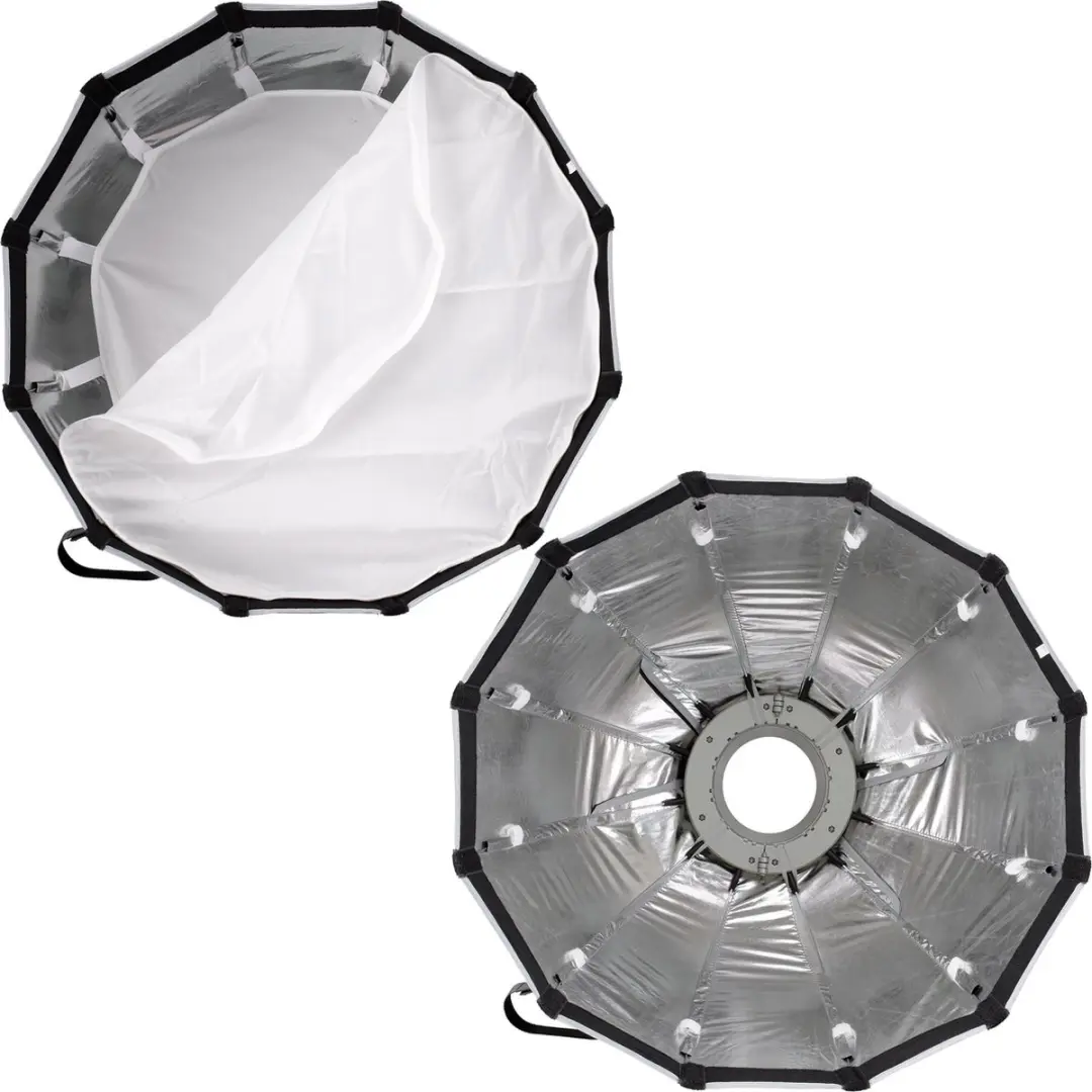 Bresser Quick Lock 60cm Parabolische Softbox - Zwart