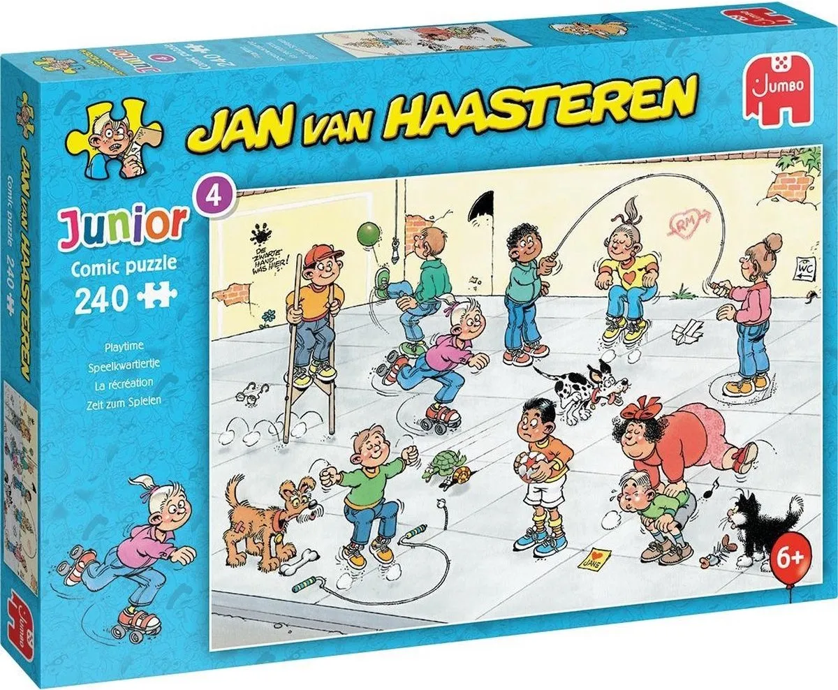 Jan van Haasteren Junior Speelkwartiertje Puzzel 240 Stuks - afbeelding 6 van 6
