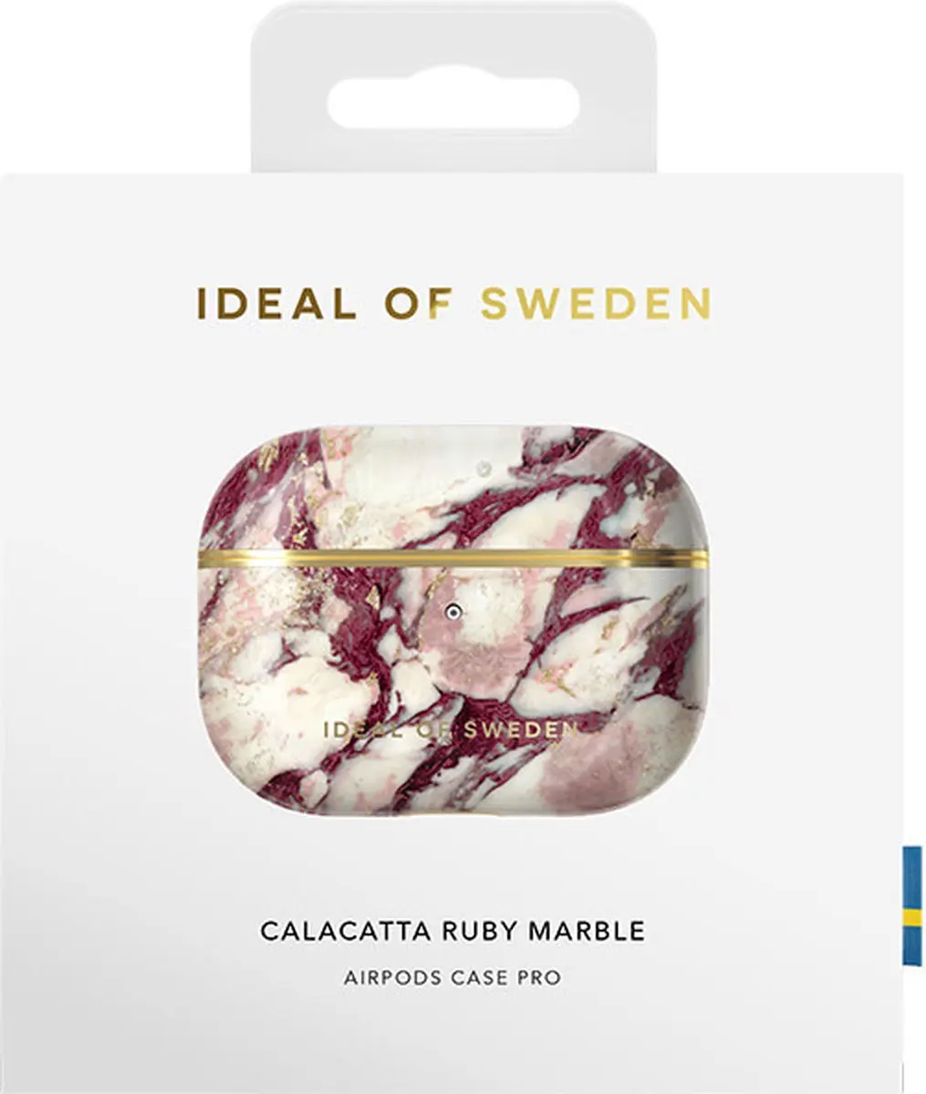 iDeal of Sweden AirPods Pro Hoesje Calacatta Ruby Marble