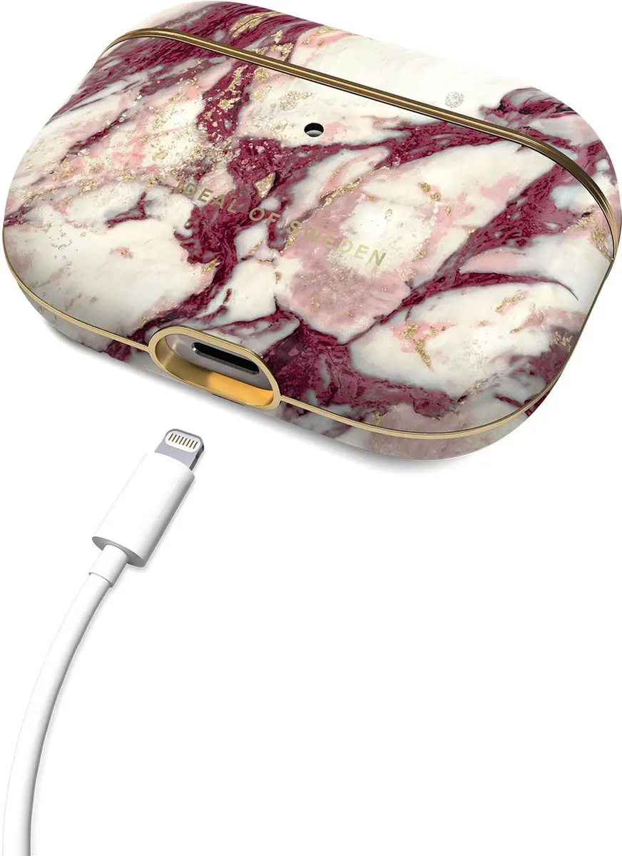 iDeal of Sweden AirPods Pro Hoesje Calacatta Ruby Marble