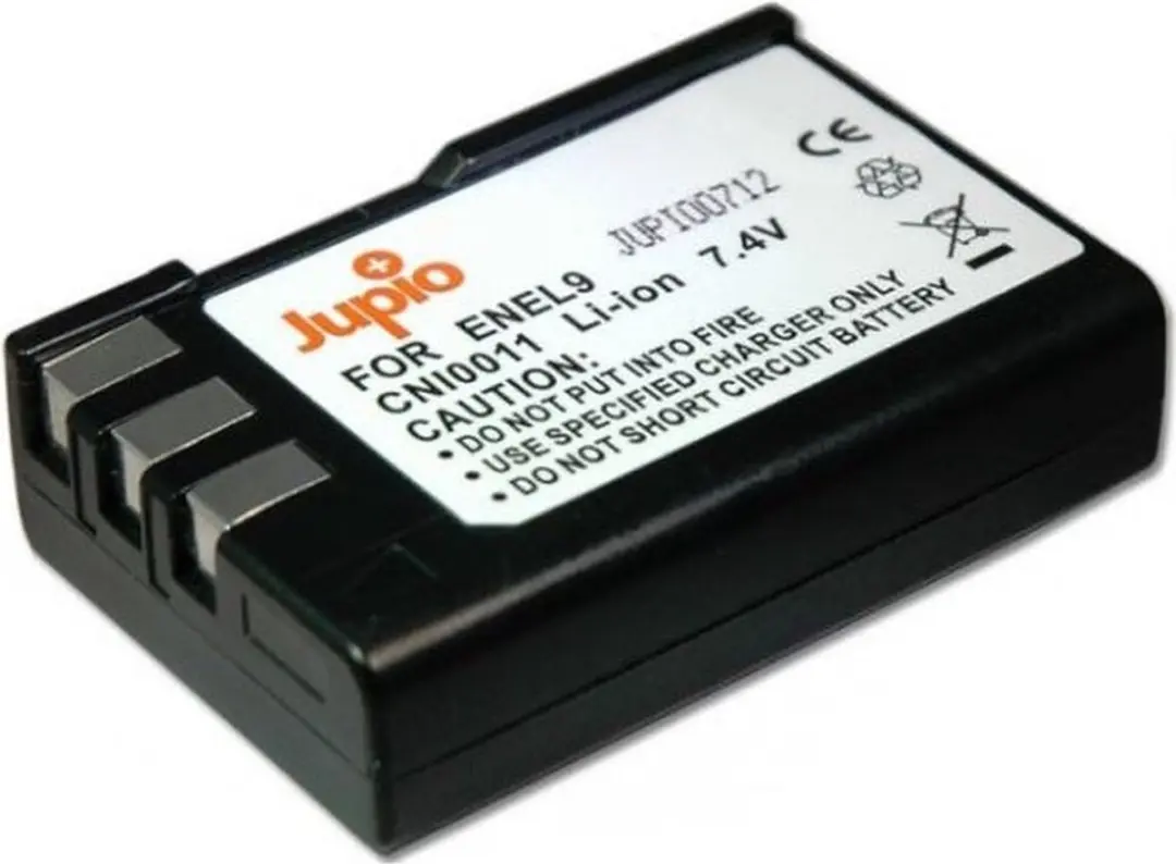 Jupio EN-EL9 Accu - 1300mAh - Spiegelreflexcamera