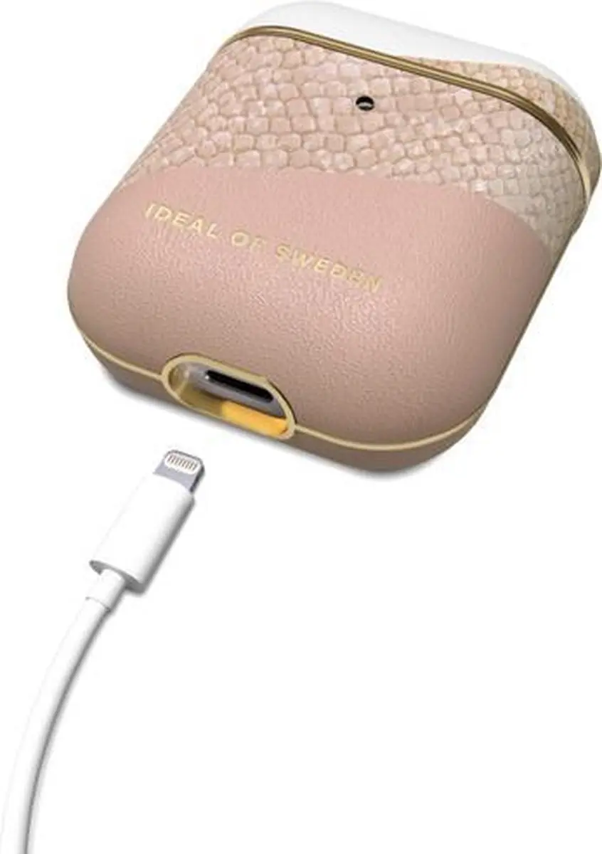 iDeal of Sweden AirPods Case PU - Apple AirPods 1/2 - Blush Pink Snake