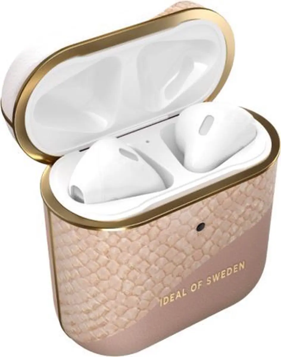 iDeal of Sweden AirPods Case PU - Apple AirPods 1/2 - Blush Pink Snake