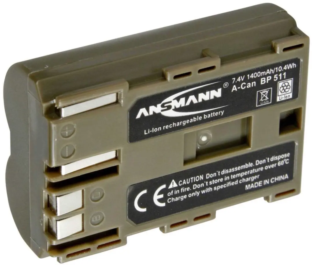 Ansmann BP 511 Li-ion Accupack - Videocamera