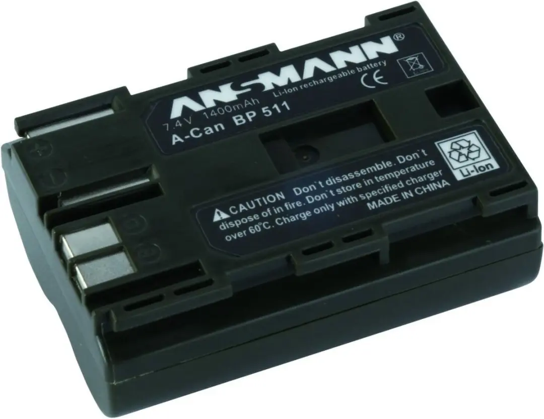 Ansmann BP 511 Li-ion Accupack - Videocamera