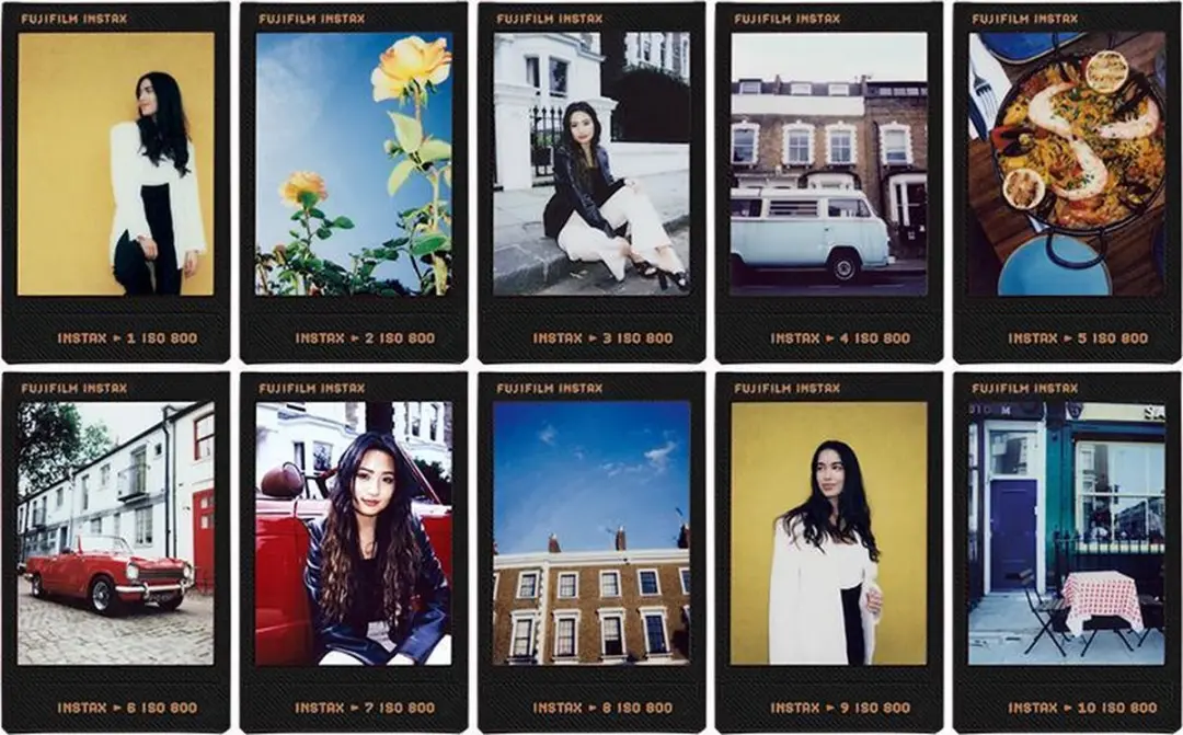 FUJIFILM instax Mini Film - 10 Stuks - Zwart