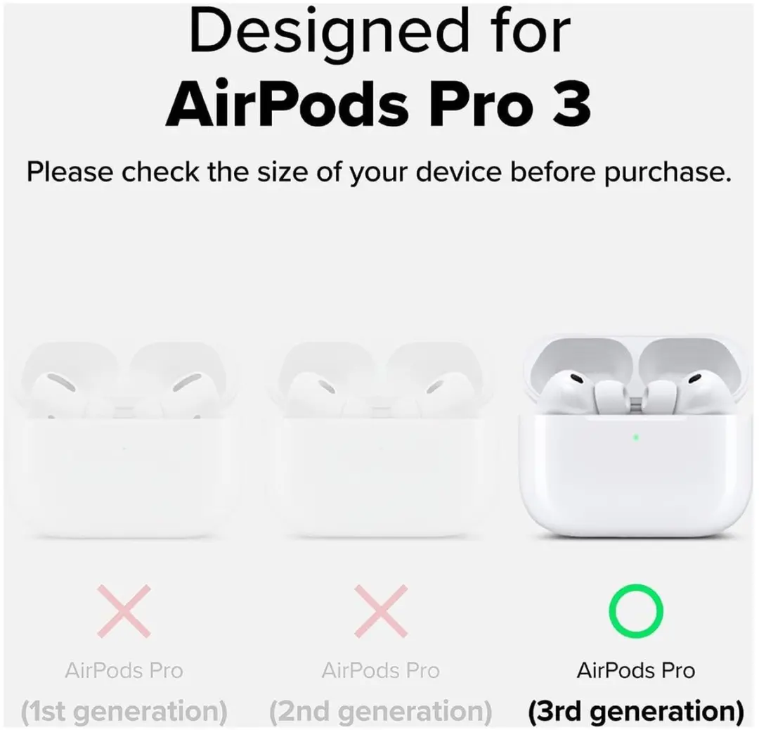 Ringke AirPods Pro 3 Hoesje TPU - 8800293859345 - Transparant